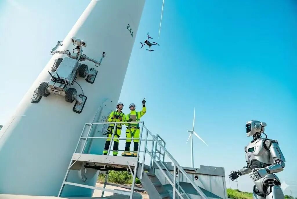 德马科技与中广核新能源战略携手,让具身智能机器人在更多领域落地应用
